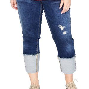 RACHEL Rachel Roy Wide Cuff Jean Size 20